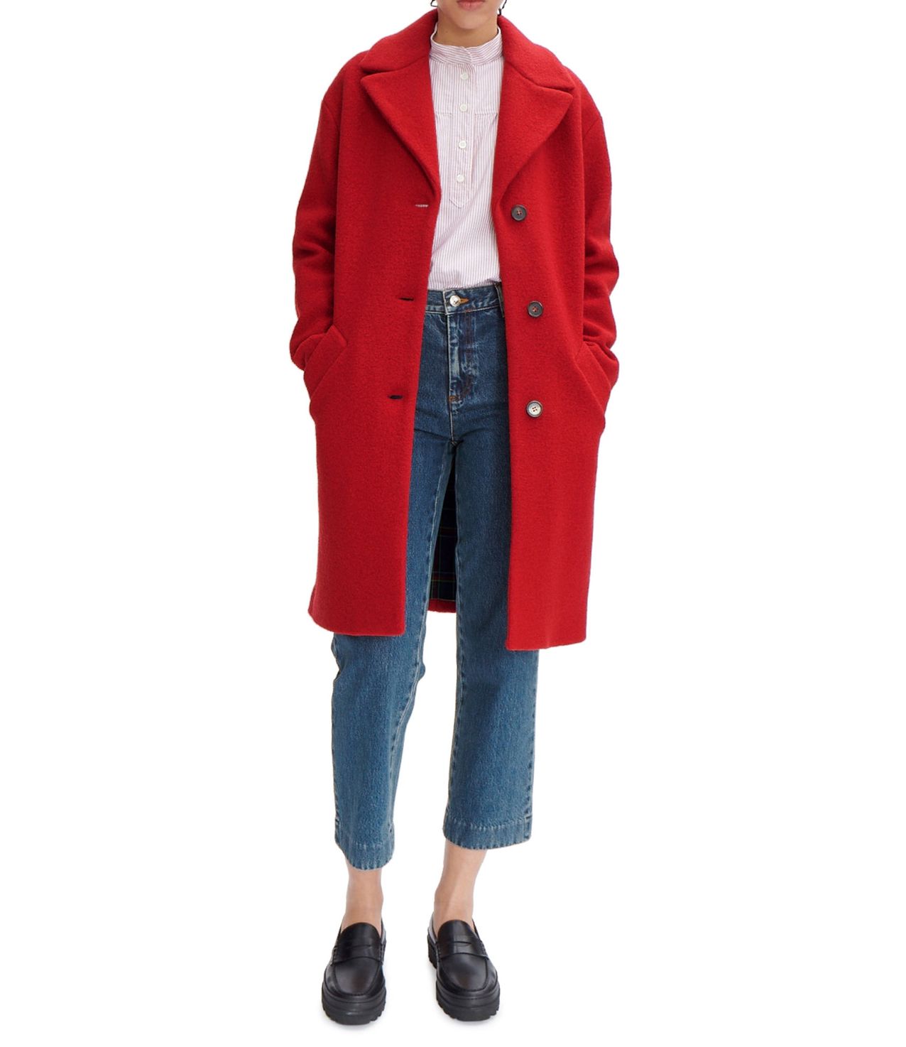 Ninon coat RED APC