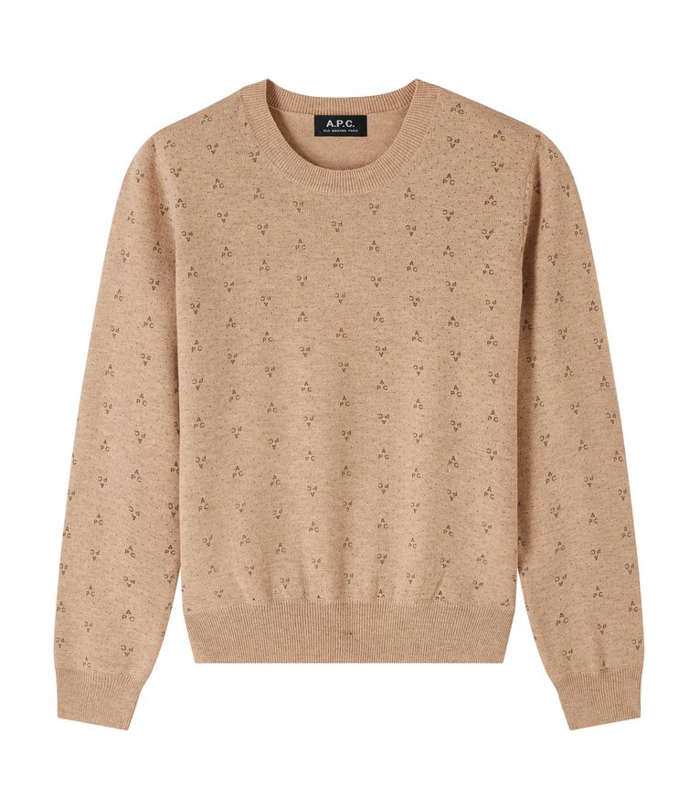 Pull Flora BEIGE CHINé